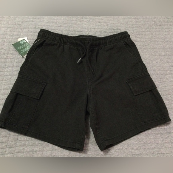 RSQ Other - RSQ Boy’s Black Cargo Twill Pull On Short Size L